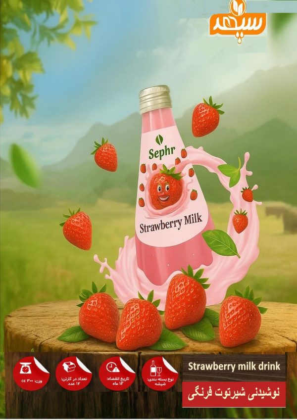 نوشیدنی شیرتوت فرنگی